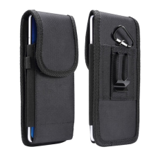 Gigapack tok álló, textil univerzális, 6.4-6.9" méret, FEKETE tok és táska