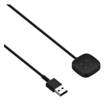 Gigapack Töltőkábel USB (mágneses, 100cm) FEKETE Fitbit Sense 2, Sense, Versa 4 kábel és adapter