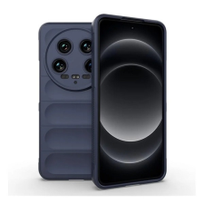 Gigapack Xiaomi 14 Ultra szilikon telefonvédő (ütésállóság, kameravédő, 3d) sötétkék tok és táska