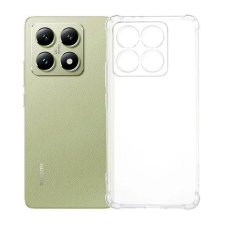 Gigapack Xiaomi 14T szilikon telefonvédő (ütésállóság, légpárnás sarok) átlátszó tok és táska