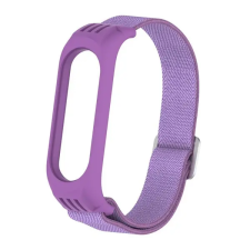 Gigapack Xiaomi Mi Band 6  pótszíj (egyedi méret, állítható, textil) lila okosóra kellék