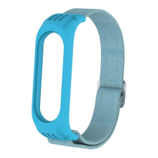 Gigapack Xiaomi Mi Band 6 pótszíj (egyedi méret, állítható, textil) világoskék okosóra kellék