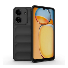 Gigapack Xiaomi Poco C65 szilikon telefonvédő (ütésállóság, kameravédő, 3d) fekete tok és táska
