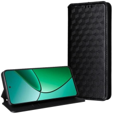 Gigapack Xiaomi Poco F6 3D rombusz mintás fliptok fekete (GP-158700) (GP-158700) tok és táska