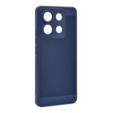 Gigapack Xiaomi Poco X6 5G műanyag telefonvédő (légáteresztő, lyukacsos, kameravédő) sötétkék tok és táska