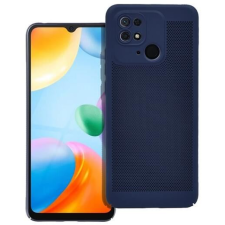 Gigapack Xiaomi Redmi 10C légáteresztő, lyukacsos műanyag tok sötétkék (GP-142609) (GP-142609) tok és táska