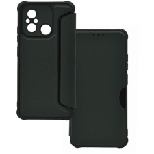 Gigapack Xiaomi Redmi 12C karbon mintás fliptok sötétzöld (GP-139223) (GP-139223) tok és táska