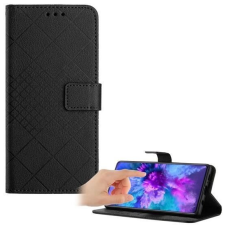 Gigapack Xiaomi Redmi A3 négyzet mintás fliptok fekete (GP-155716) tok és táska