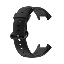 Gigapack Xiaomi Redmi Watch 2  pótszíj (egyedi méret, szilikon) fekete okosóra kellék