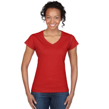 GILDAN 5 db-os 2XL Női póló csomag red színben munkaruha