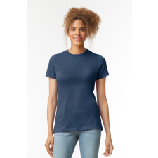 GILDAN A-vonalú oldalvarrott kereknyakú női póló, Gildan GIL67000, Navy Mist-2XL női póló