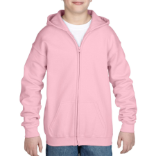GILDAN cipzáras-kapucnis gyerek pulóver, GIB18600, Light Pink-L gyerek pulóver, kardigán