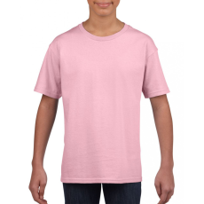 GILDAN Csomag akciós póló (min. 3 db) Gyerek póló Gildan GIB64000 Softstyle Youth T-Shirt -M, Light Pink