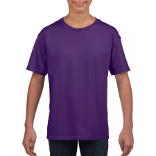GILDAN Csomag akciós póló (min. 3 db) Gyerek póló Gildan GIB64000 Softstyle Youth T-Shirt -S, Purple gyerek póló