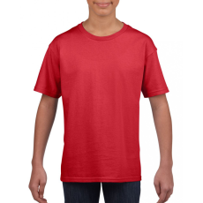 GILDAN Csomag akciós póló (min. 5 db) Gyerek póló Gildan GIB64000 Softstyle Youth T-Shirt -L, Red