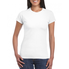 GILDAN Csomag akciós póló (min. 5 db) Női póló Gildan GIL64000 Softstyle -L, White női póló