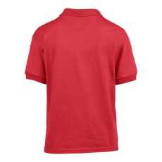 GILDAN DryBlend 50/50 galléros rövid ujjú gyerekpóló , Gildan GIB8800, Red-S