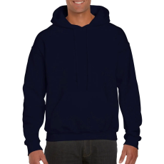GILDAN Dryblend® felnőtt kapucnis pulóver (navy, XL)