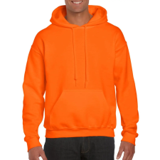 GILDAN Dryblend® felnőtt kapucnis pulóver (S.Orange, XL) munkaruha