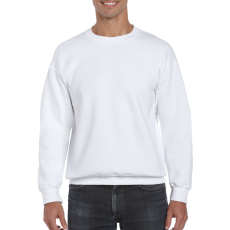 GILDAN Dryblend® felnőtt környakú pulóver (white, S)