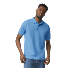 GILDAN DryBlend rövid ujjú galléros férfi póló, Gildan GI8800, Carolina Blue-XL férfi póló