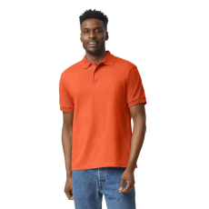 GILDAN DryBlend rövid ujjú galléros férfi póló, Gildan GI8800, Orange-M