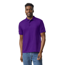 GILDAN DryBlend rövid ujjú galléros férfi póló, Gildan GI8800, Purple-2XL férfi póló
