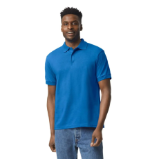 GILDAN DryBlend rövid ujjú galléros férfi póló, Gildan GI8800, Royal-2XL