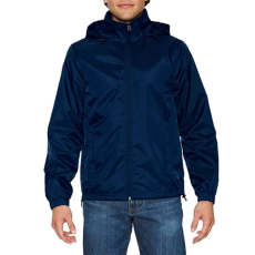 GILDAN Dzseki (Gildan Hammer) unisex kapucnis állítható derék unisex, navy, S