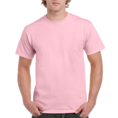GILDAN Előmosott kerek nyakkivágásu ultra póló, Gildan GI2000, Light Pink-2XL
