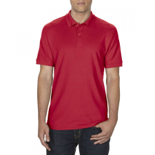 GILDAN Férfi galléros póló Gildan GI75800 Dryblend® Adult Double piqué polo -S, Red férfi póló