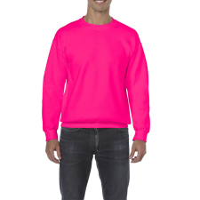 GILDAN GI18000, unisex kereknyakú pulóver, Safety Pink-2XL női pulóver, kardigán