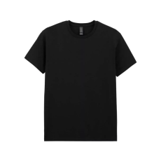 GILDAN Gildan GI3000 körkötött rövid ujjú férfi pamut póló Black-4XL