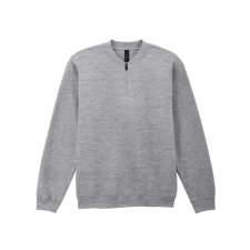 GILDAN GISF008 SOFTSTYLE MIDWEIGHT ADULT FLEECE 1/4 ZIP SWEATSHIRT 3XL férfi pulóver, kardigán