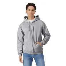 GILDAN GISF600 SOFTSTYLE® MIDWEIGHT FLEECE ADULT FULL ZIP HOODED SWEATSHIRT