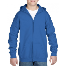GILDAN Gyerek kapucnis pulóver Gildan GIB18600 Heavy Blend™ Youth Full Zip Hooded Sweatshirt -S, Royal