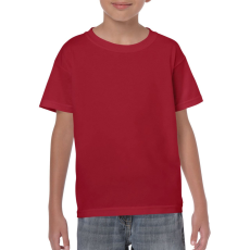 GILDAN gyerek póló, GIB5000, laza szabású, Cardinal Red-XL
