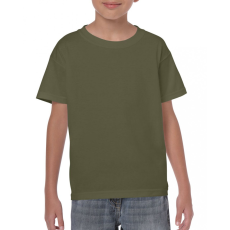 GILDAN Gyerek póló Gildan GIB5000 Heavy Cotton™ Youth T-Shirt -XS, Military Green