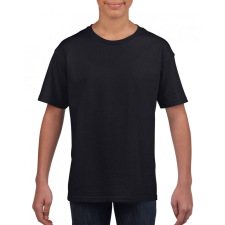 GILDAN Gyerek póló Gildan GIB64000 Softstyle® Youth T-Shirt -M, Black gyerek póló