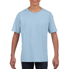 GILDAN Gyerek póló Gildan GIB64000 Softstyle® Youth T-Shirt -M, Light Blue