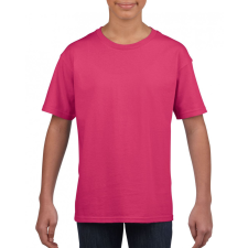 GILDAN Gyerek póló Gildan GIB64000 Softstyle® Youth T-Shirt -S, Heliconia gyerek póló