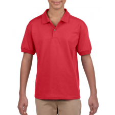 GILDAN Gyerek póló Gildan GIB8800 Dryblend® Youth Jersey polo Shirt -L, Red gyerek póló