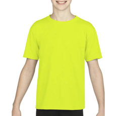 GILDAN Gyerek póló Rövid ujjú Gildan Gildan Performance Youth T-Shirt - L (164), Safety zöld