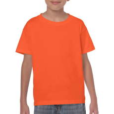 GILDAN Gyerek póló Rövid ujjú Gildan Heavy Cotton Youth T-Shirt - XS (140/152), Narancssárga