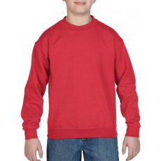 GILDAN Gyerek pulóver Gildan GIB18000 Heavy Blend™ Youth Crewneck Sweatshirt -M, Red