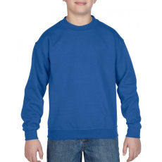 GILDAN Gyerek pulóver Gildan GIB18000 Heavy Blend™ Youth Crewneck Sweatshirt -M, Royal