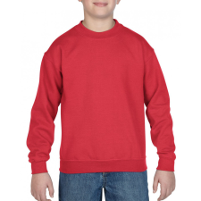 GILDAN Gyerek pulóver Gildan GIB18000 Heavy Blend™ Youth Crewneck Sweatshirt -S, Red gyerek pulóver, kardigán