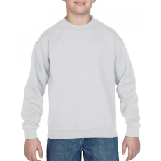 GILDAN Gyerek pulóver Gildan GIB18000 Heavy Blend™ Youth Crewneck Sweatshirt -S, White