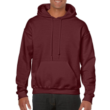 GILDAN Heavy Blend™ kapucnis pulóver (maroon, 2XL) munkaruha