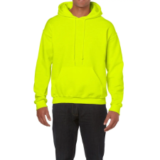 GILDAN Heavy Blend™ kapucnis pulóver (safety green, M) munkaruha